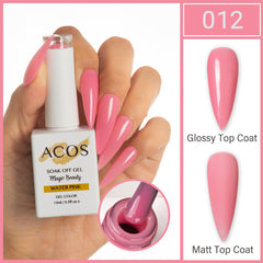 ACOS Magic Beauty Gel Polish Colour Water Pink - Lashmer