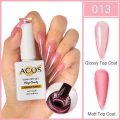 ACOS Magic Beauty Gel Polish Colour CARMINE PURPLE - Lashmer