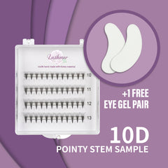 Lashmer Sample Pro-Point Lash Fans - up to 48 Fans - Lashmer