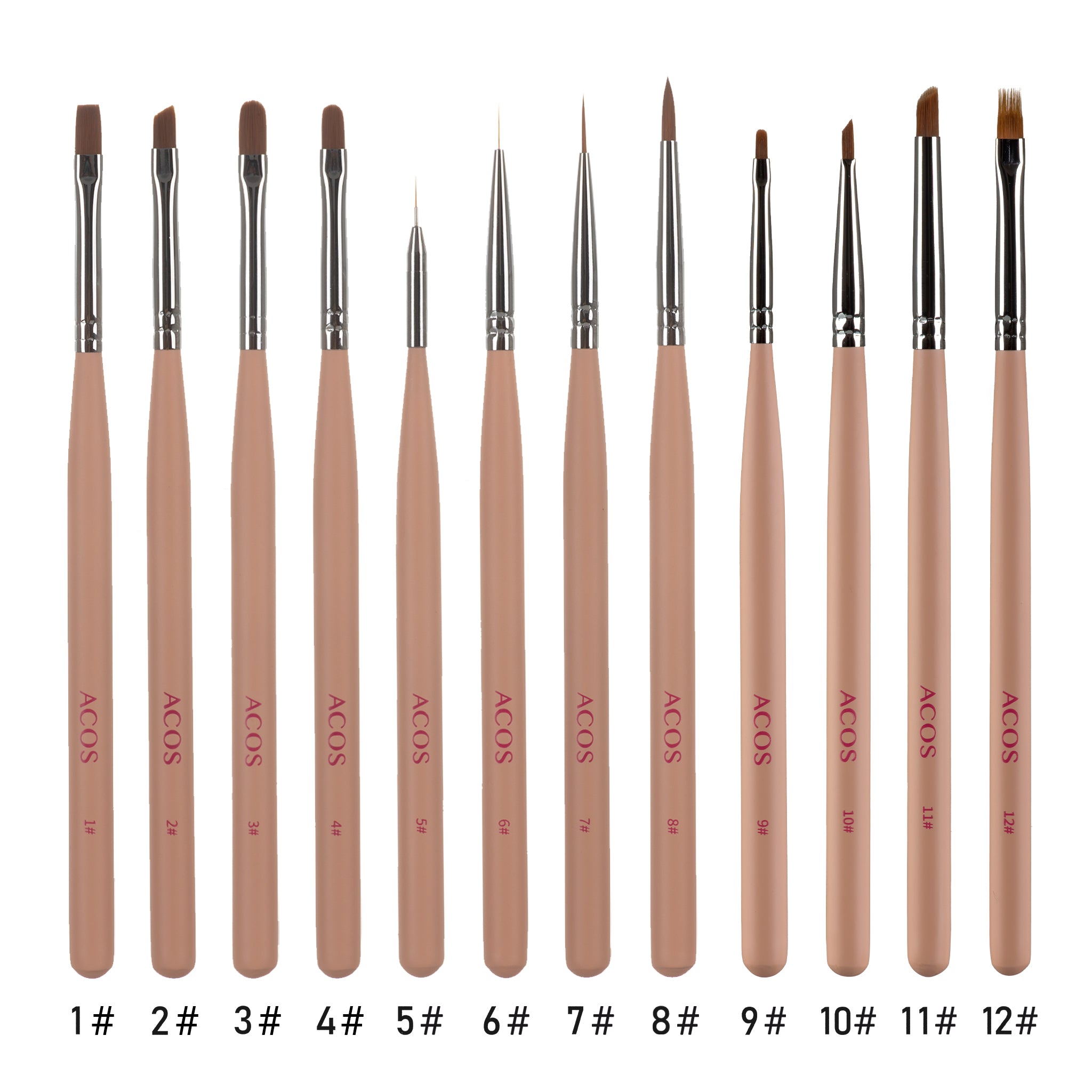 ACOS Nail Art Brush Set - Lashmer