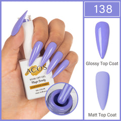 ACOS Magic Beauty Gel Polish Colour Cyan Poetic Charm(138) - Lashmer
