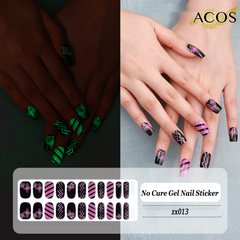 ACOS No Cured Gel Sticker -- Style #013 - Lashmer