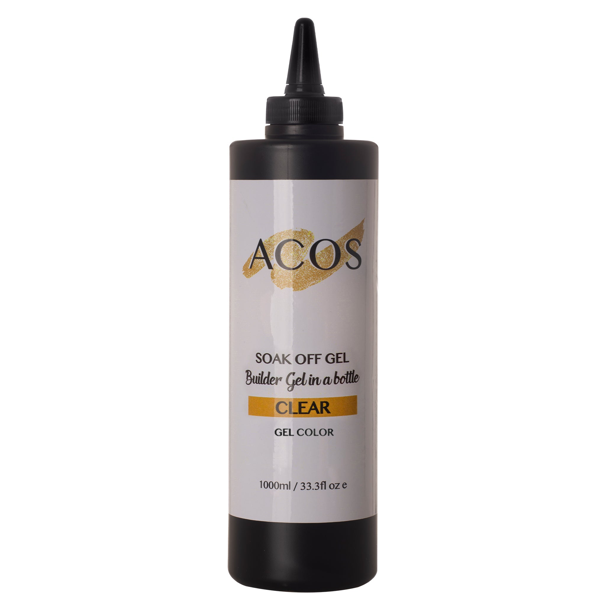 ACOS Clear Color Builder Gel Refill Bottle (1000ml) - Lashmer