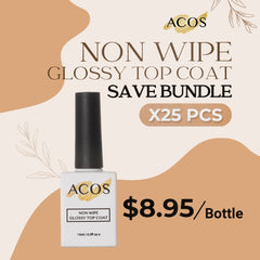 ACOS Non Wipe Glossy Gel top coat 15ml - Lashmer