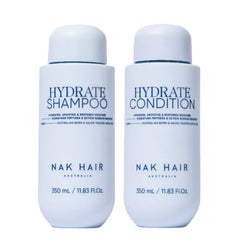 NAK Hydrate Shampoo and Conditioner Duo 500ml (pumps not included) - Lashmer
