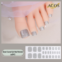 ACOS Semi Cured Gel Sticker for Feet -- Style #041 - Lashmer