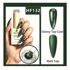 ACOS HEMA-free gel polish in Dark Jade, colour 132