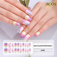 ACOS Semi Cured Gel Sticker -- Style #046 - Lashmer