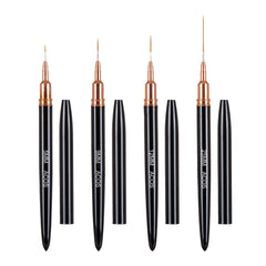 ACOS Nail Art Liner Brushes Set (4pcs) - Lashmer