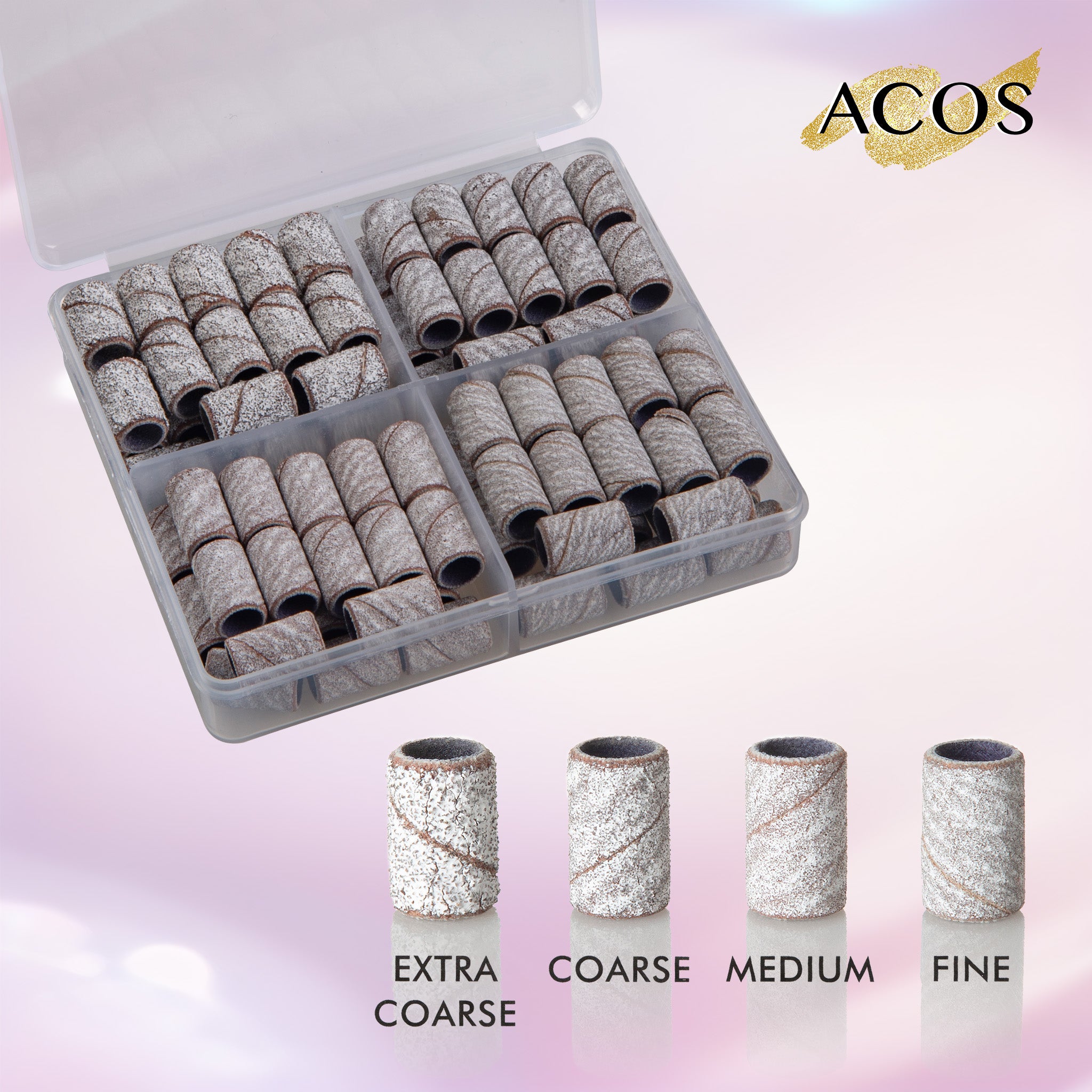 ACOS Zebra White Sanding Bands Kit - Lashmer