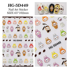 ACOS Labubu Nail Stickers - Lashmer