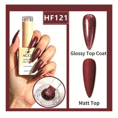 ACOS HEMA-free gel polish in Garnet Glow, colour 121