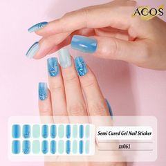 ACOS Semi Cured Gel Sticker -- Style #061 - Lashmer