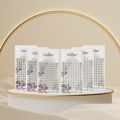 Lashmer Premade Fans Sampler — 6x Mixed Trays - Lashmer