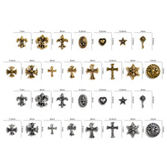 Charm Chrome Hearts Nail Art Decoration (#005) - Lashmer