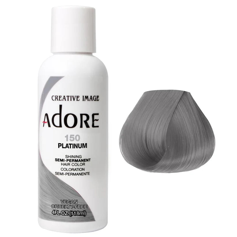Hi Lift Adore Semi Permanent Hair Color - 150 Platinum - Lashmer