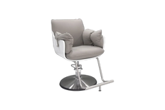 Karma Batemans Bay Salon Chair Grey/Chrome 02111902
