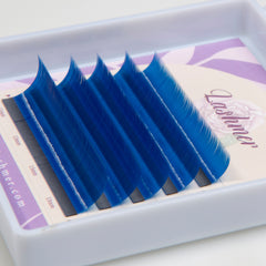 Color Volume lashes Sampler -- Blue (5 lines) - Lashmer