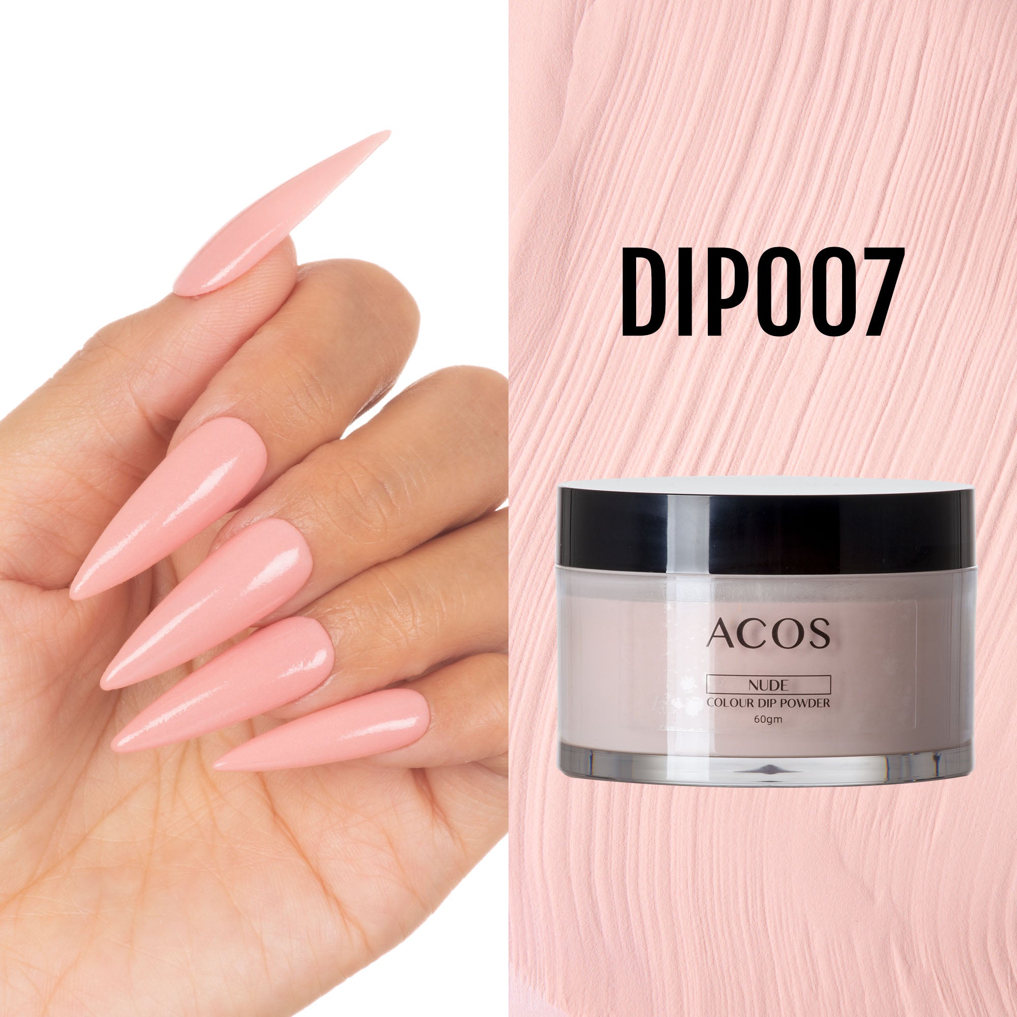 ACOS Dipping Powder Nude Colour (60g) - Lashmer