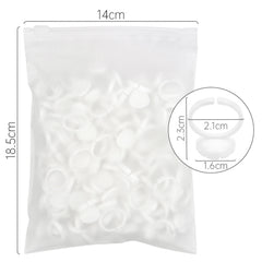 Disposable Glue Rings 100 Pack - Lashmer