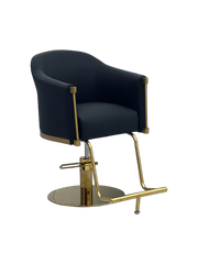 Karma Eden Salon Chair Black with Gold Base 02180103