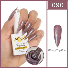 ACOS Magic Beauty Gel Polish TRANSPARENT GRAPE (090) - Lashmer