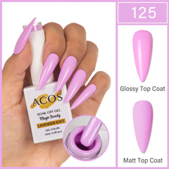 ACOS Magic Beauty Gel Polish Colour Lavender Soft(125) - Lashmer