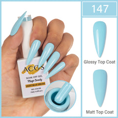 ACOS Magic Beauty Gel Polish Colour Light Blue Dream(147) - Lashmer