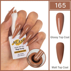 ACOS Magic Beauty Gel Colour Warm Brown Mist(165) - Lashmer