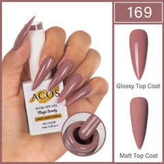 ACOS Magic Beauty Gel Polish Colour Taro Light Purple(169) - Lashmer