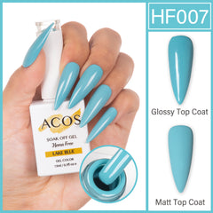 ACOS Hema Free Gel Colour LAKE BLUE (007) - Lashmer