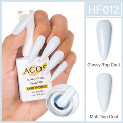 ACOS Hema Free Gel Colour LIGHT SKY BLUE (012) - Lashmer