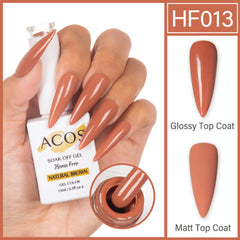 ACOS Hema Free Gel Colour NATURAL BROWN (013) - Lashmer