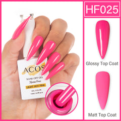 ACOS Hema Free Gel Colour LIGHT HOT PINK (025) - Lashmer