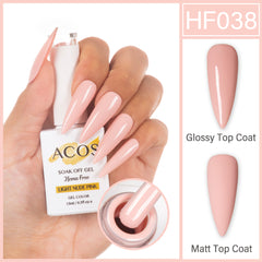 ACOS Hema Free Gel Colour LIGHT NUDE PINK (038) - Lashmer