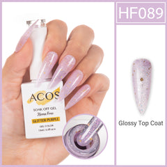 ACOS Hema Free Gel Colour GLITTER PURPLE (089) - Lashmer