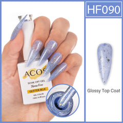 ACOS Hema Free Gel Colour GLITTER BLUE (090) - Lashmer