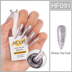 ACOS Hema Free Gel Colour GLITTER DARK PURPLE (091) - Lashmer