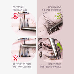 ACOS Cluster Lashes-No Glue-30 Clusters-Style 10 - Lashmer