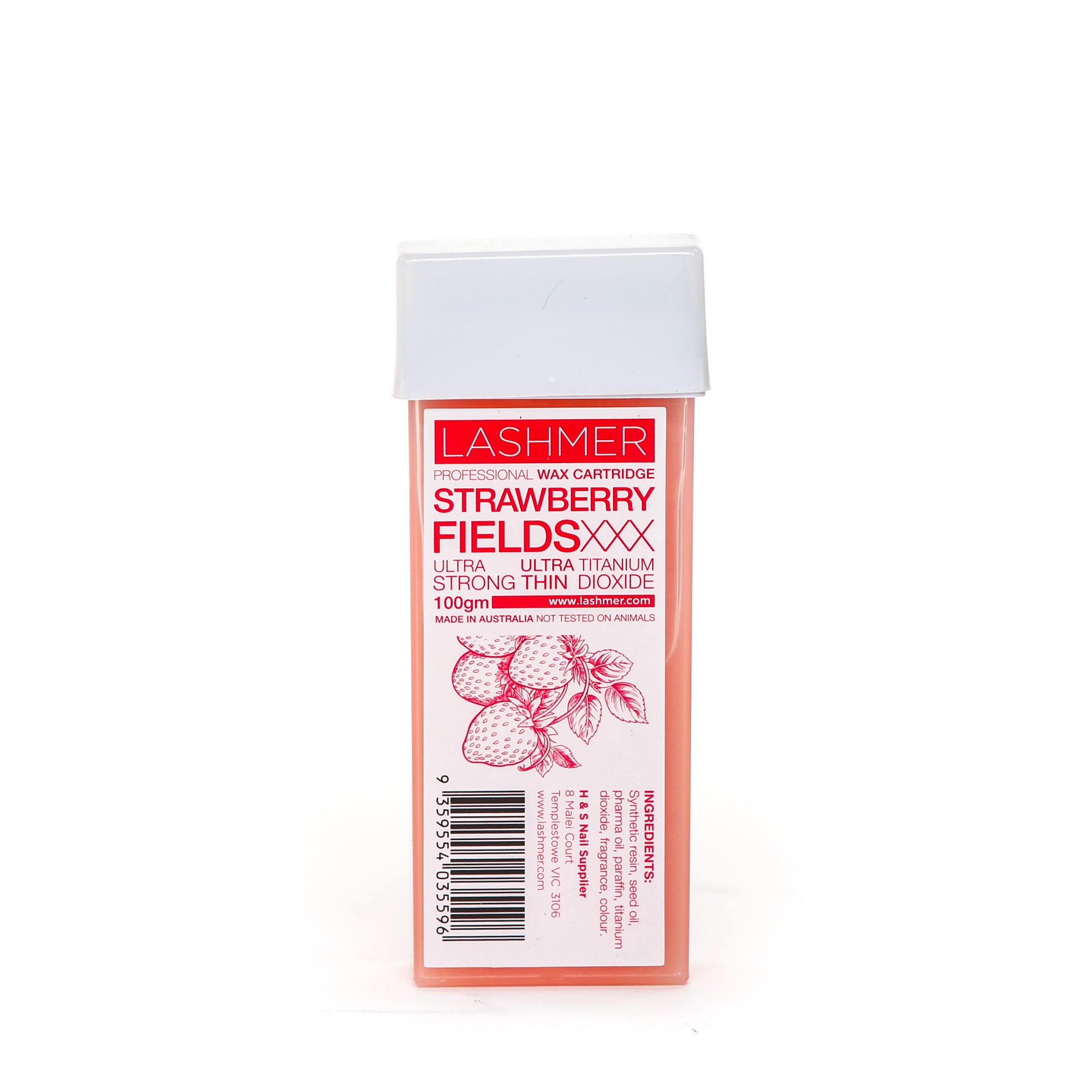 Lashmer Professional Roll-On Wax / Strawberry Fields 100g - Lashmer