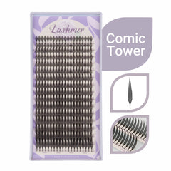 Comic Tower Lashes | Lashmer | C, D Curl - Lashmer