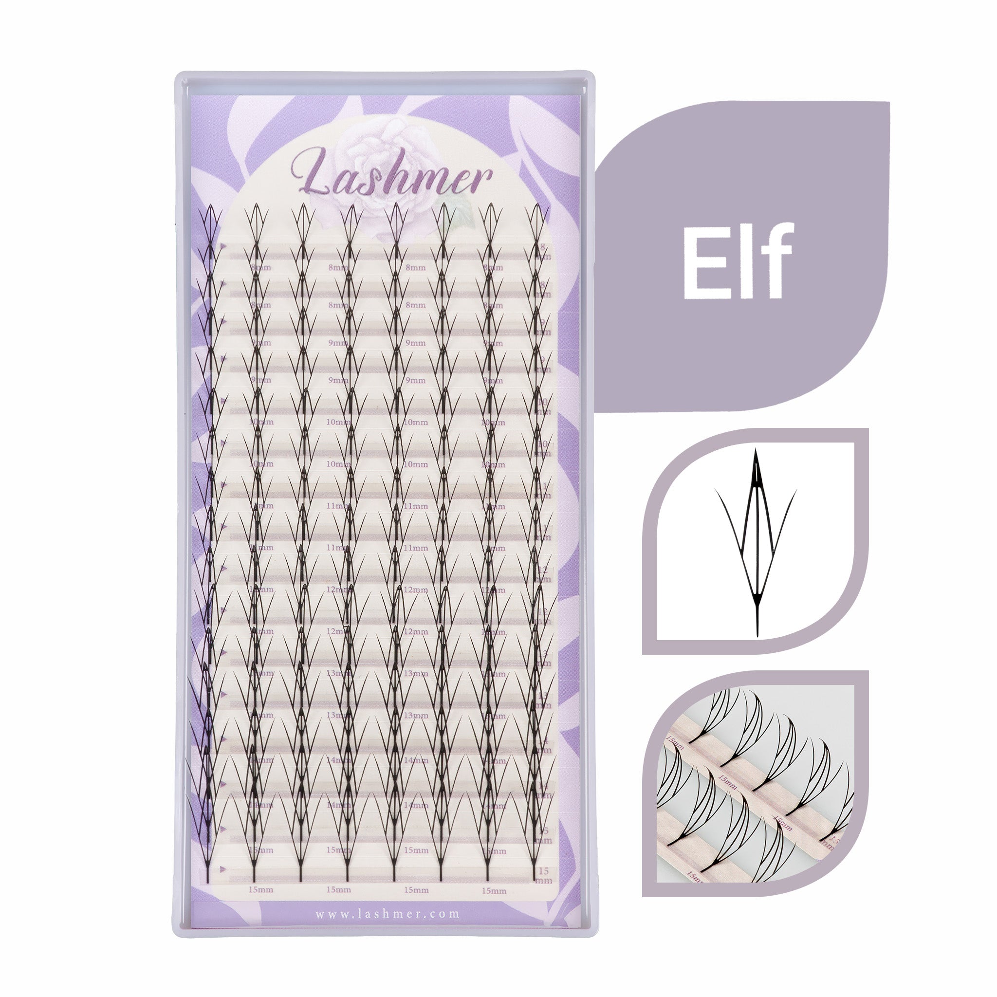 Elf Lashes | Lashmer | C, D Curl - Lashmer