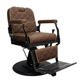 Karma Barber Chair Paddington Brown & Black 04101601 Barber Chair Karma