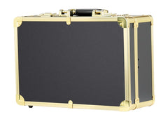 Karma Professional Portable Salon Hard Case Black with Gold Trim