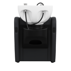 Karma Shampoo Unit Mosman with Shiatsu Massage Black with White Deep Basin 0318012204 Shampoo Units Karma