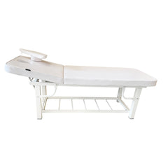 Giường Spa Karma Napier Kèm Bàn Mát Xa 09050410 - Màu Trắng
