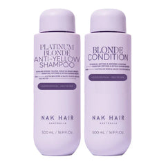 Nak Hair Blonde Plus Shampoo & Conditioner 500ml Duo (pumps not included) - Lashmer
