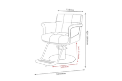 Karma Nowra Salon Chair Black/Black 02120101