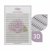 New Promade Fans Pointy System Narrow Fans | Lashmer | C, D Curl--3D - 16 Lines - 640 Fans - Lashmer