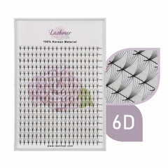 New Promade Fans Pointy System Narrow Fans | Lashmer | C, D Curl--6D - 16 Lines - 320 Fans - Lashmer